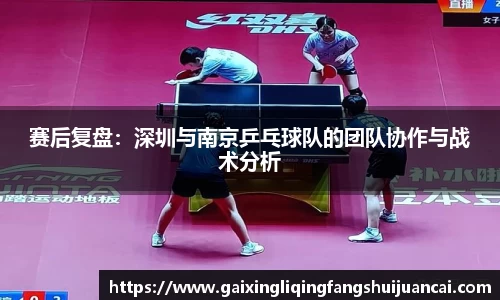 赛后复盘：深圳与南京乒乓球队的团队协作与战术分析